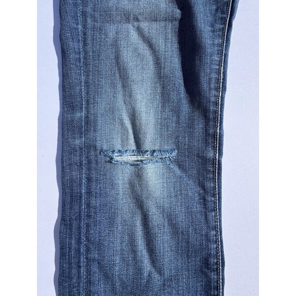 Lucky Brand Charlie Skinny Jeans Women’s 28 Medium Wash Distressed Denim - Picture 9 of 12